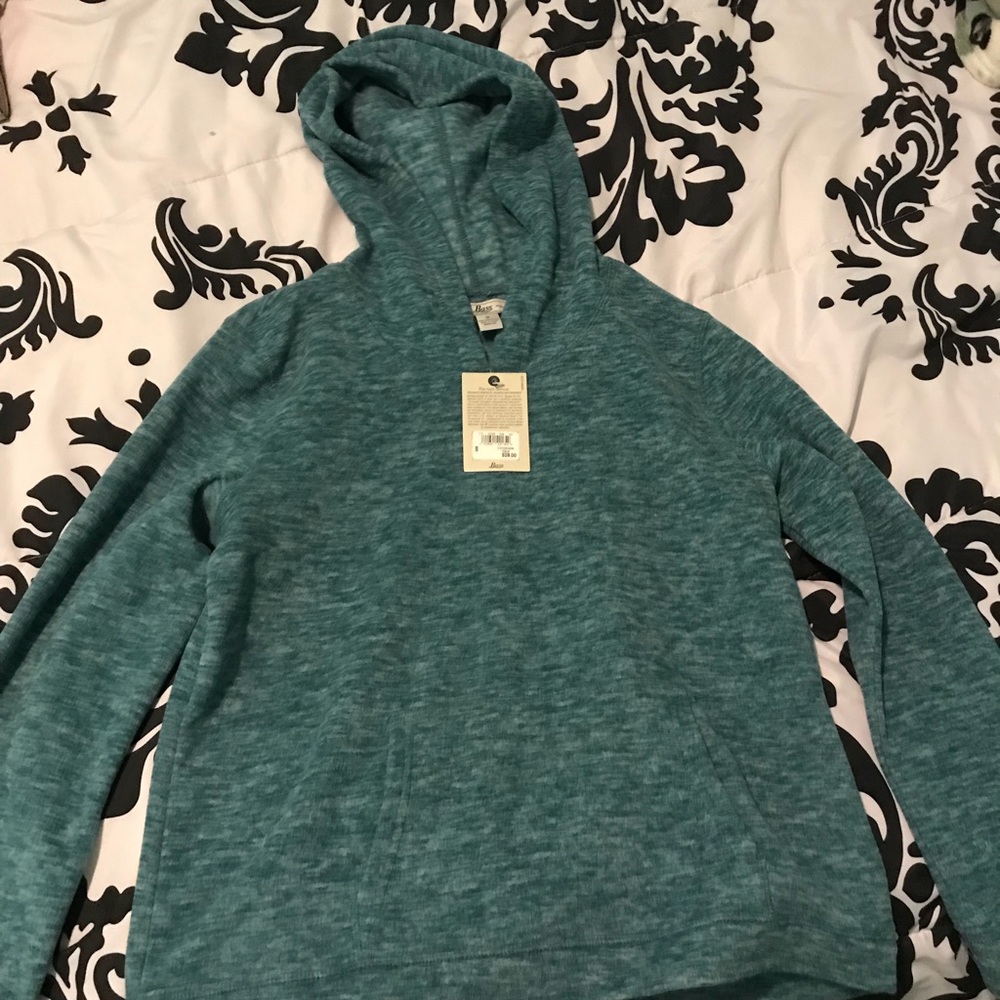 Blue fleece sweatshirt!